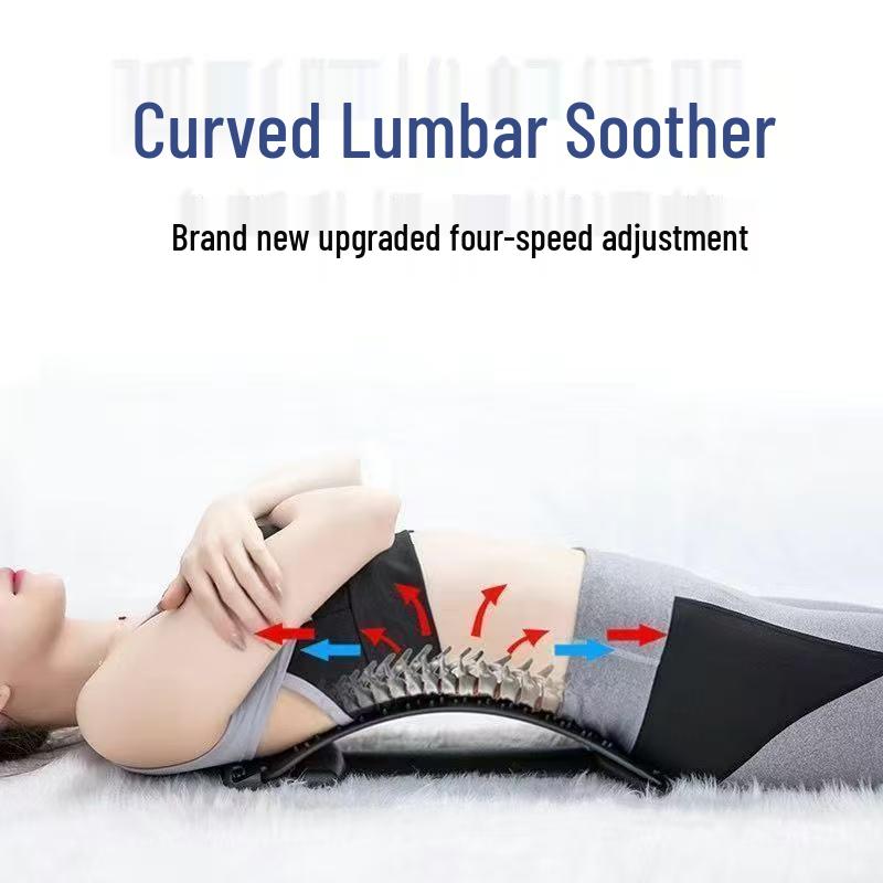 Lendenwirbel-Beruhiger: Rückenschmerzlinderung Traktionskissen mit Massage & Dehnung