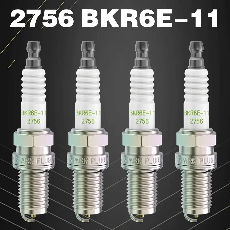4Pcs Bkr6E-11 2756 Spark Plug For Nissan Altima Mitsubishi Sentra Suzuki Diamante Eclipse Galant Montero Daihatsu Vaz Lada