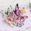 Teacher's Day 3D Pop-up Butterfly Card with Fresh Flowers for Girlfriend