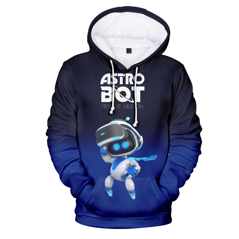 Astro Bot Men Women Hoodies Autumn Casual Pullover Hoodie Fashion Hip Hop Sweatshirt Clothes