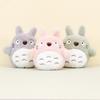 Portachiavi Peluche Totoro Carino Peluche Corto Ultra-morbido Ciondolo per Borsa Regalo per Coppie Portachiavi