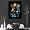 5D Diy Diamant Malerei Adler Kreuzstich Set voller Diamant Stickerei Mosaik Kunst Bild von Strass Dekor Geschenk