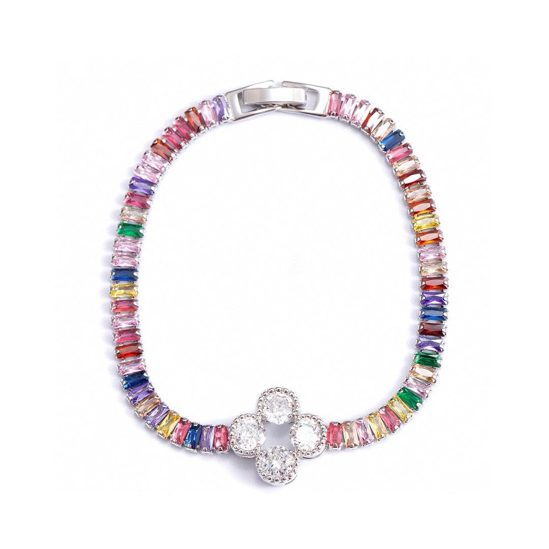 Европейский геометрический браслет со стразами для женщин