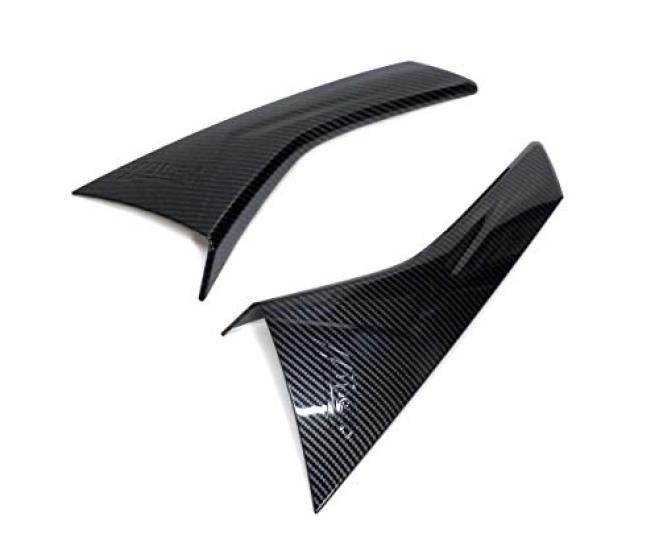 Jiyu Honpo Rear Spoiler Garnish Cover Carbon Fiber Custom Parts Rear Wing for Subaru XV and Impreza Sport GT