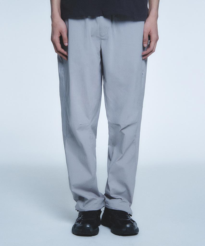 Hyeonpiteu Signature Detail Pants-[Gray]