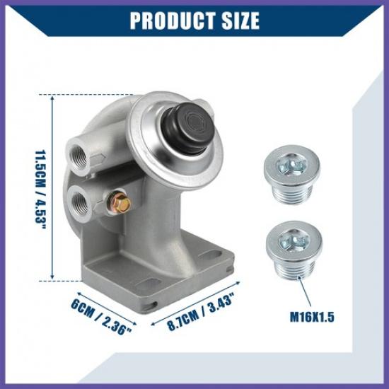 Fuel Filter Remote Mounting Base With Screws Set For Car Vehicle