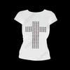 2KWEIRD Gothic Punk Rock Hip Hop Women's Short Sleeve T-Shirt Sexy Slim Chic Casual Basics Metallic Decor Crop Tops Y2K Emo Girl Clothes