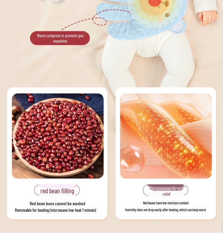 Baby Sleep Soothing Device: Electric Red Bean Anti-Startle, Anti-Gas Automatic Patting for Independent Sleep