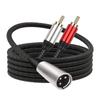 1/2/3 Meters XLR To 2 RCA Cable XLR Male/Female To Dual RCA Male Cable Clear Audio Signal Transmission for Headphone Amplifier