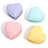 Mini Portable Folding Compact Heart Pocket Hair Brush Mirror Styling Accessories