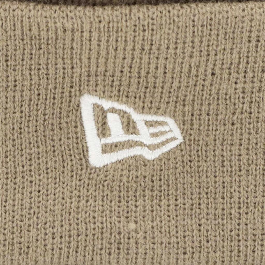 New Era Knit Free Size Cap, Cuff, Beige,
