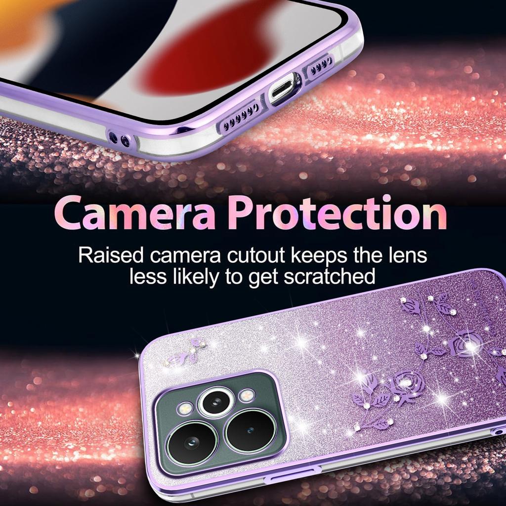 For Realme 15 Pro 5G Case Flower TPU Flexible Gradient Phone Cover