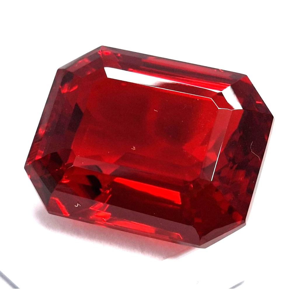 98-100 Ct Natural Red Topaz Emerald Cut Beautiful Certified Loose Gemstone