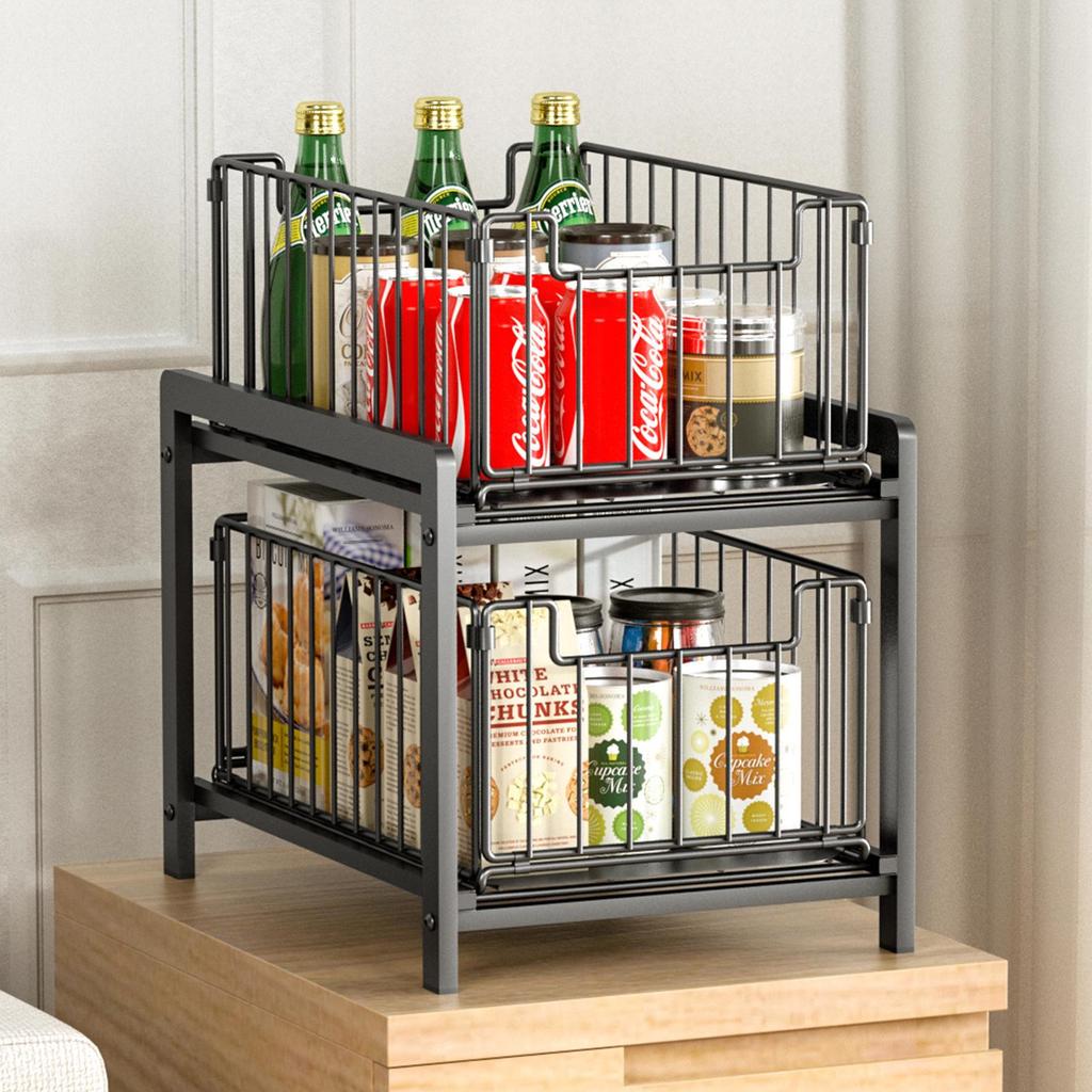 Luxurious Multi-Layer Detachable Kitchen Countertop Storage Rack