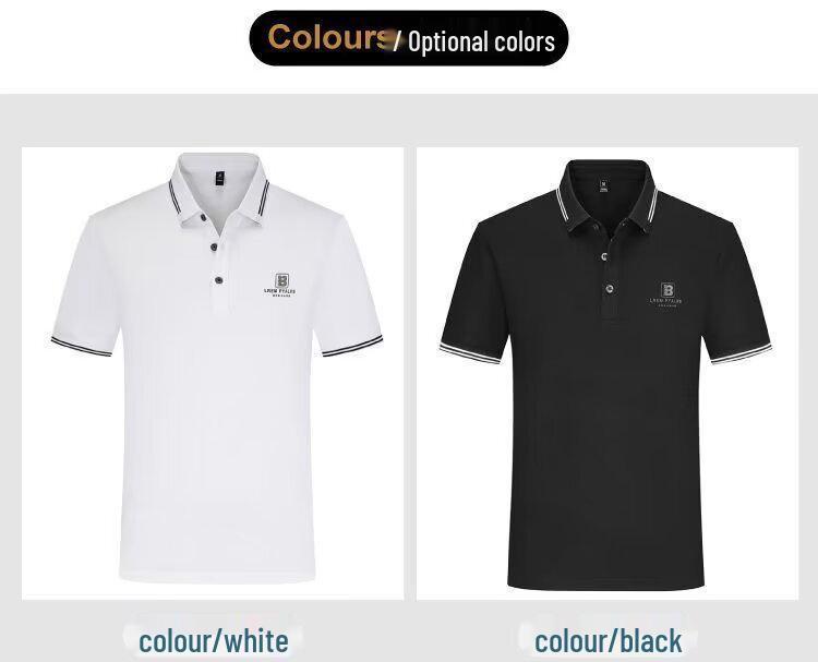 Men's Summer Short-Sleeve Polo - Stylish, Casual, and Breathable Lapel Shirt