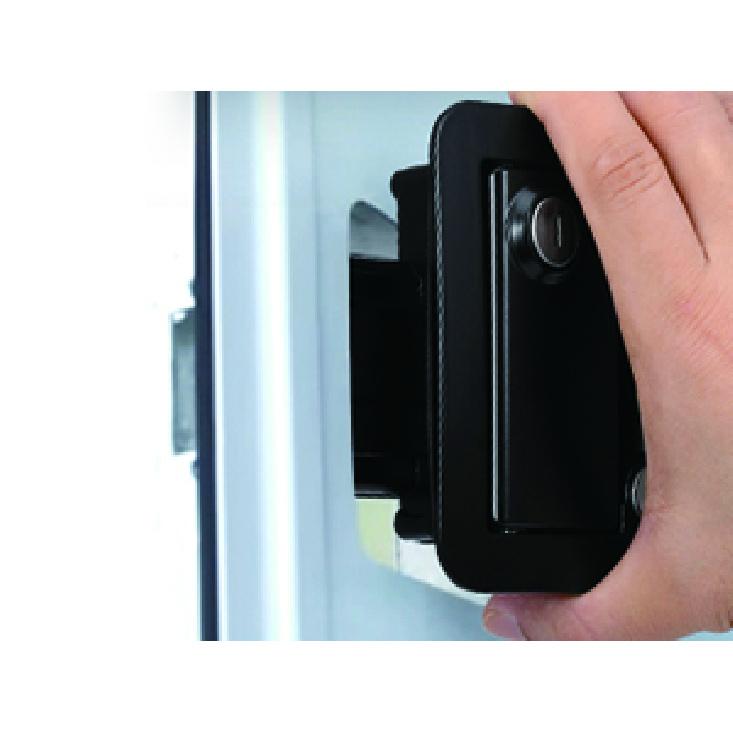 DaierTek RV Trailer Camper Entry Door Lock RV Door Lock Replacement Double Open Door With Deadbolt Computer Key Door Handle