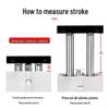 Double Shaft Pneumatic Cylinder with Dual Piston Rods TN10-40