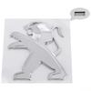 ABS Lion Shape Car Front Rear Logo Stickers Badge for Peugeot 2008 3008 2021N 2022 2023 Auto Hood Emblem Trunk Decals Accessories