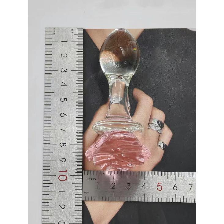 Pink Crystal Glass Anal Plug for Women Butt Plugs Penis Nightlife Anus Dildo Adult Masturbation Adult Gay Sex Toys Lover Gifts