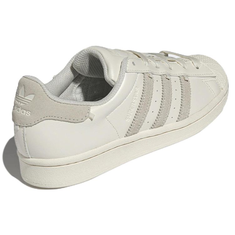 Adidas Originals Superstar Leather Comfortable Low-Top Sneakers Unisex Sneakers White Gray HP2069