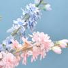 Yannew 3 Stück 85cm Delphinium Künstliche Blumen Langer Stiel Seide Hyazinthe Hochzeitsblumengestecke Dekoration Heimzimmerdekor