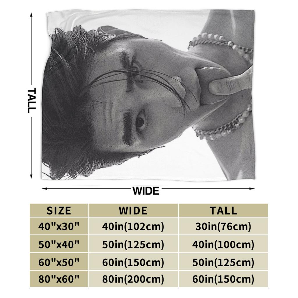 Jeff Satur Warm Soft Blanket Students Plush Throw Blanket Novelty Living Room Flannel Bedspread Sofa Bed Cover