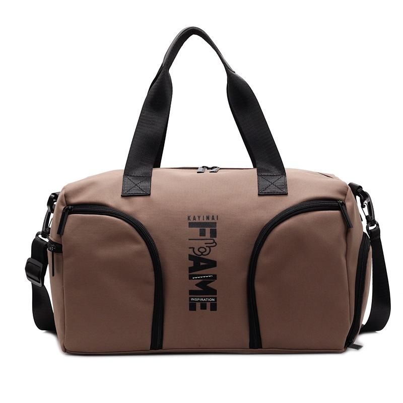 Новая сумка для фитнеса, сумка для хранения одежды, дорожная сумка (даффл-бэг), водонепроницаемая сумка для ручной клади на короткие расстояния, сумка через плечо, портативная сумка для коротких поездок.
