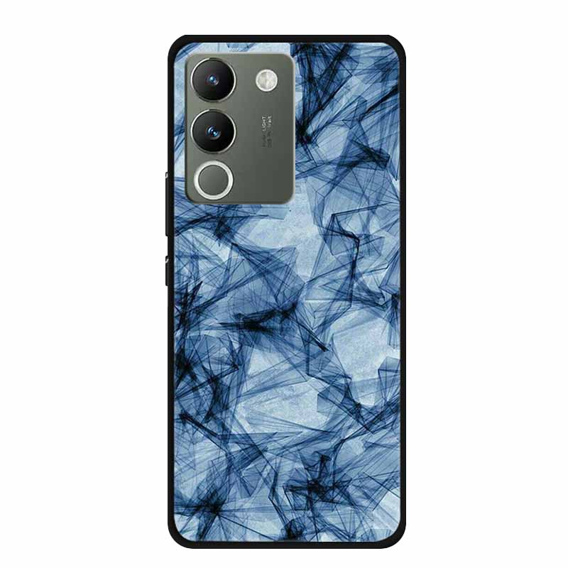 For Vivo V30 Lite 5G Case 6.67" Soft Silicone Marble TPU Phone Bag for vivo V30 Lite 5g V2314 Covers Luxury Protector V30Lite