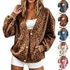 Women's Fashion Loose Fit Long Sleeve Button Front Cardigan Top