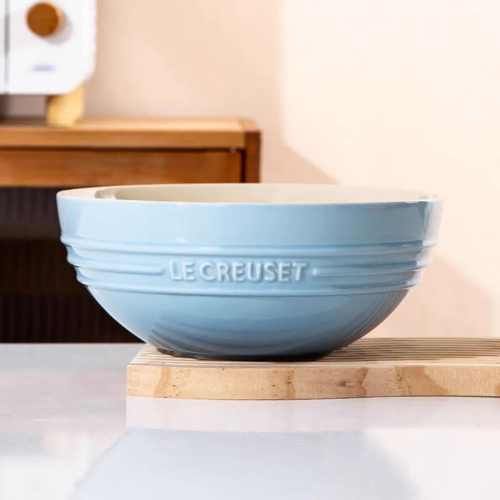 Large Capacity Ceramic Soup Face Bowl Salad Bowl Le Creuset Home Use Big Bowl French Style Dinnerware