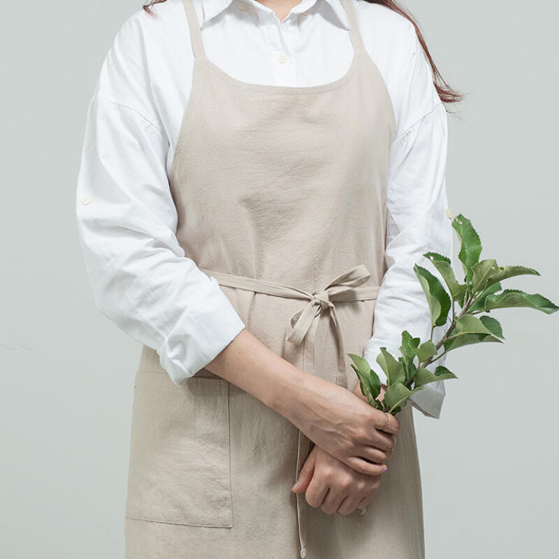 Marvel Round Long Apron Q-80B01 Charcoal