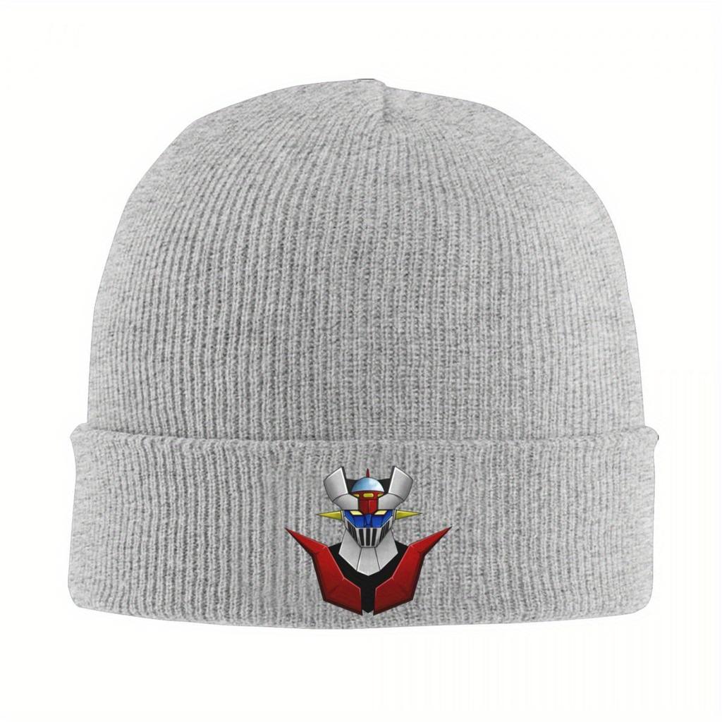 MAZINGER Z 7 Knitted Hat Beanie Winter Hats Warm New Caps Unisex Women Gifts