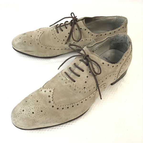 

Сделано в Испании ZAMPIERE Замшевые Кожаные Туфли Броги с Полной Перфорацией Мужские 10.5 29.0 Бежевые(ИСПОЛЬЗОВАЛ)