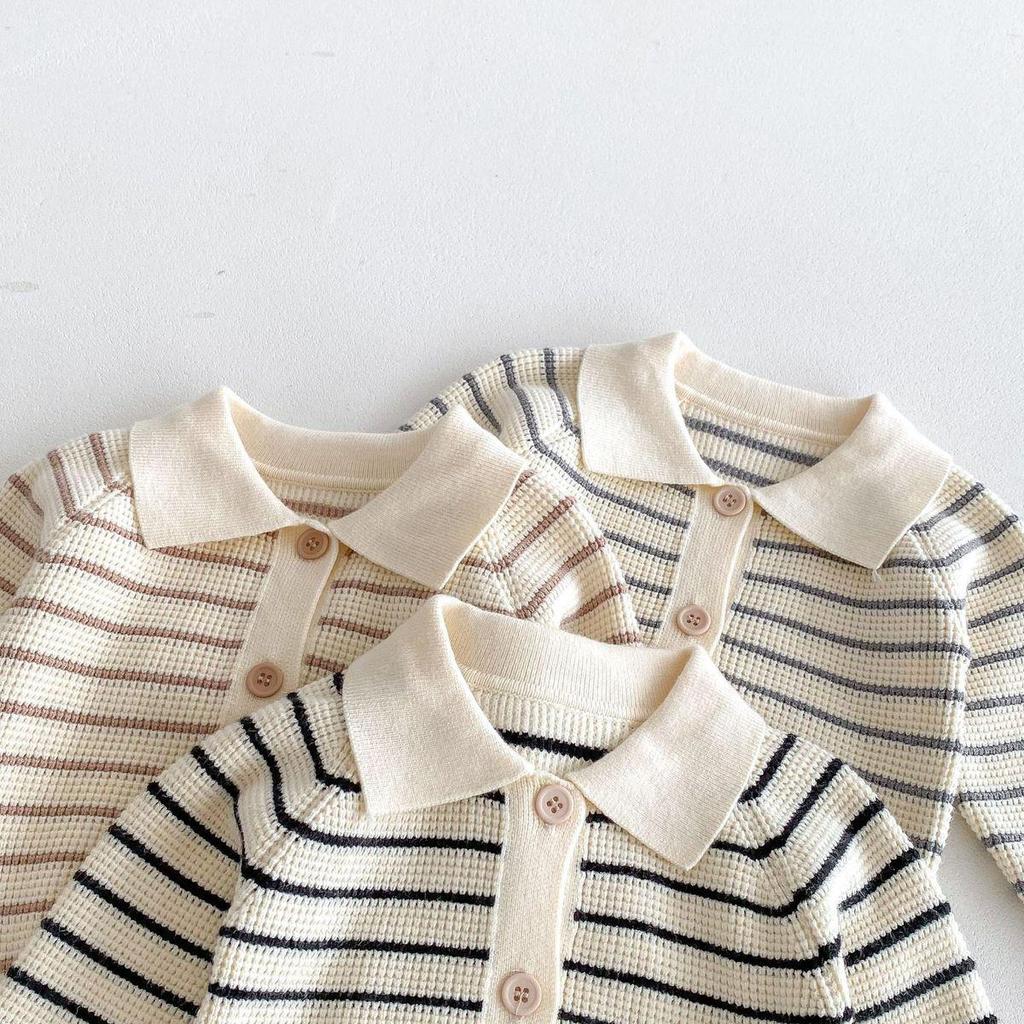 Set Pulover de Toamnă pentru Bebeluși și Salopetă Tricotată - Drăguț și la Modă pentru Primăvară/Toamnă