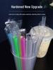 Colorful Hard Plastic Bubble Tea Straws