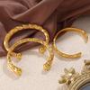 Light luxury Hong Kong style retro bracelet stainless steel gold-plated non-fading bracelet personalized simple bracelet jewelry women