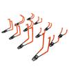 12pcs Wall Hooks Electric Hose Storage Tool Wall Mounted Strong Load Bearing Perforated Hook for Garage Courtyard