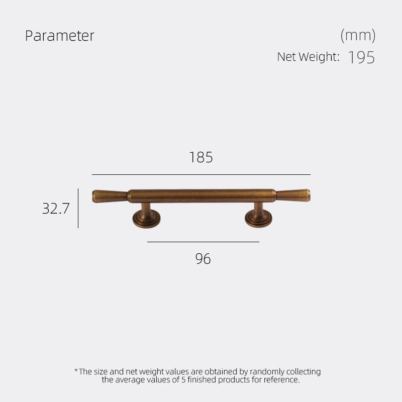 DOOROOM Mässing Möbelhandtag Hem Handskakning Byrå Skåp Högkvalitativ Skåpdörrhandtag Inredningshandtag