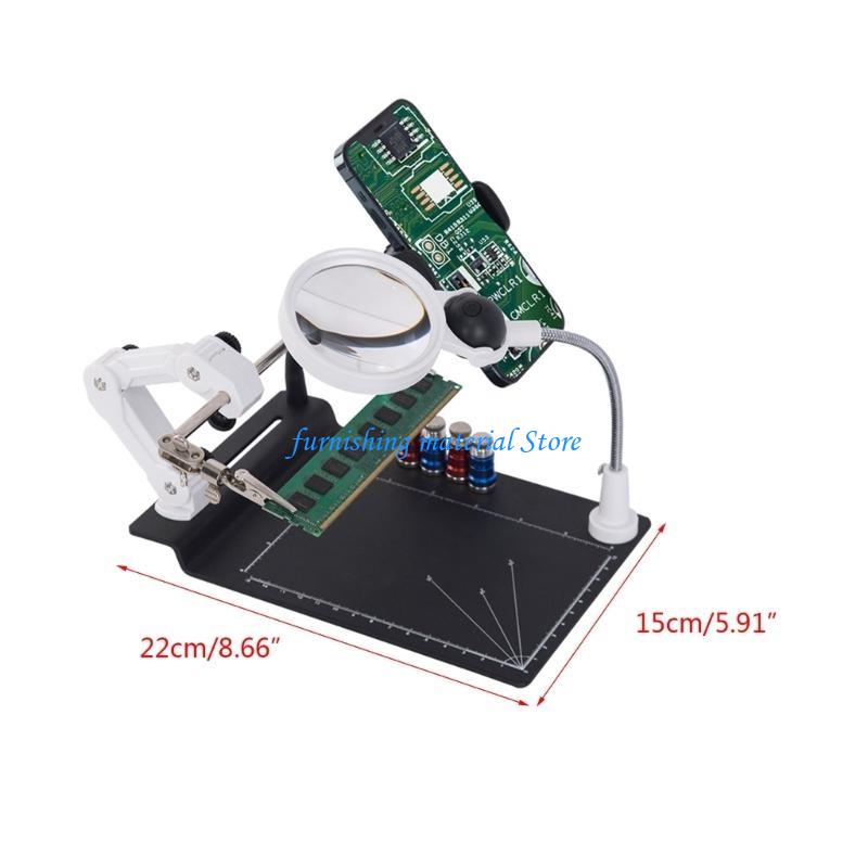 Y5GD Welding-Magnifying Glass 2 Led Light Loupe-Magnifier Hand Soldering Solder Iron
