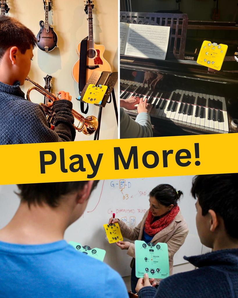 Circle of Fifth Wheel Tool with Built-in Stand - Music Theory Chord & Key Decoder for All Instruments - Easily Learn Progressions, Scales & Keys -