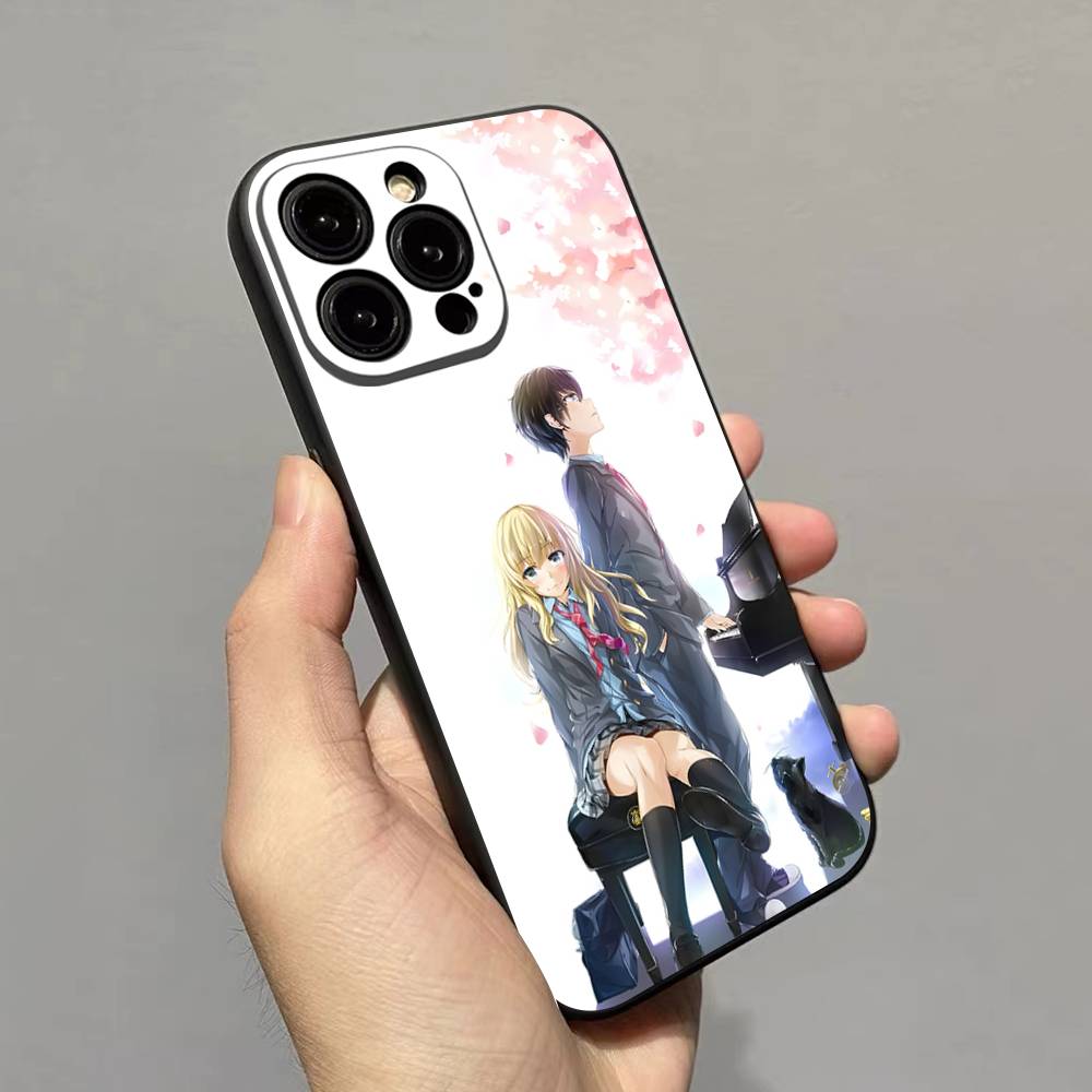 Your Lie In April Phone Case For IPhone 17 16 15 14 11 12 13 Pro Max Plus Mini Soft Back Cover