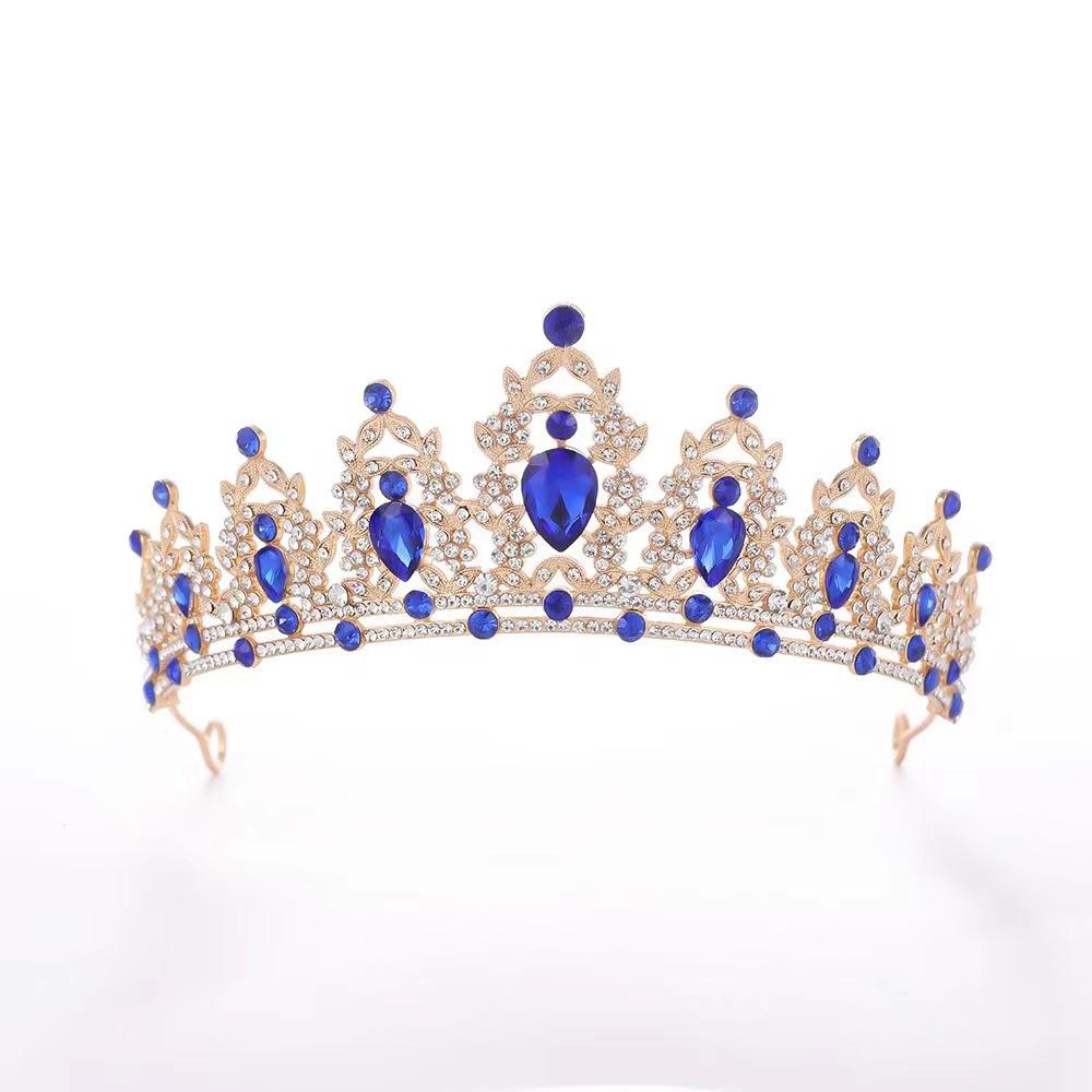

European and American Bride s Crown Headwear Birthday Wedding Hair Band Accessories Queen s Wedding Headwear Hair Accessory Crown