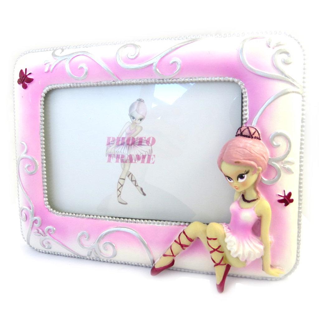 Les Trésors De Lily [H0960] - Cadre Photo 'Jolie Ballerine' rose