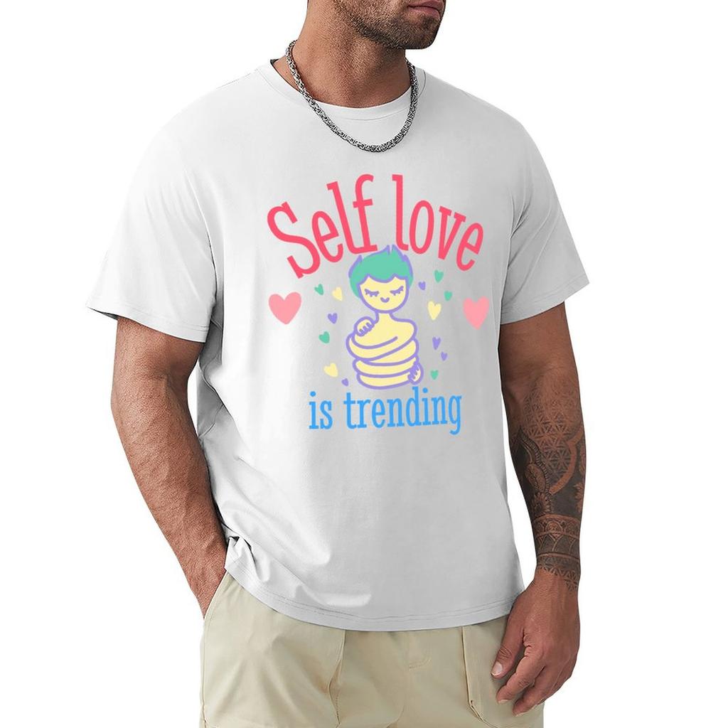 Self Love Is Trending Tshirt Outdoor Work Short Sleeve Top