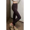 High-Waisted Seamless 9/10 Length Leggings Women Butt-Lifting Yoga Pants Breathable Stretch Workout Tights