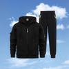 Mens Casual Tracksuit Loose Fit Multi-Pocket Workwear Sport Set