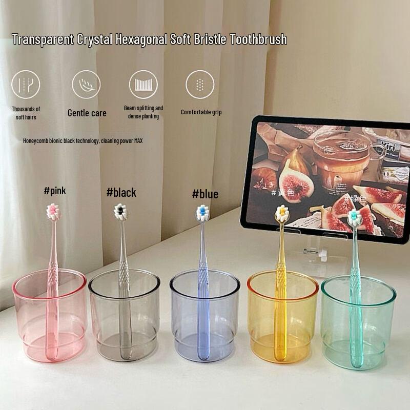 

SaJie JingCai Adult Soft Bristle Toothbrush 2-Pack