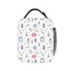 Doctor and Nurse Medicine Pills Lunch Bag Retro Lunch Box Office Portable Tote Food Bags For Adult Oxford Print Cooler Bag