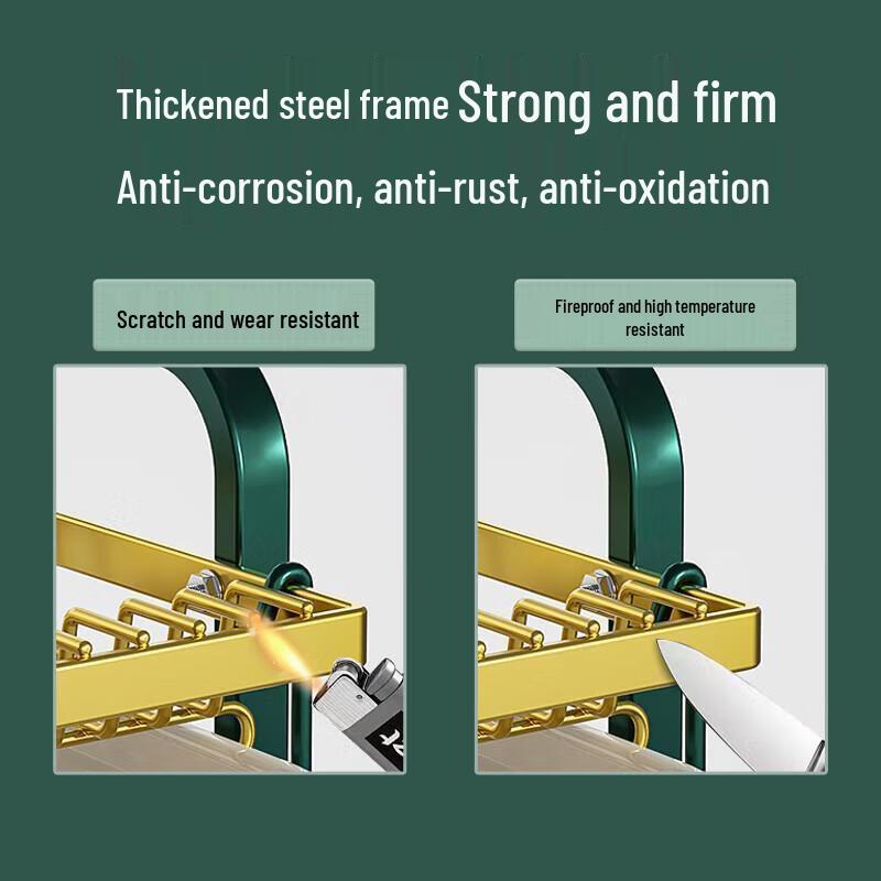 3-Tier Kitchen Countertop Dish Drying Rack