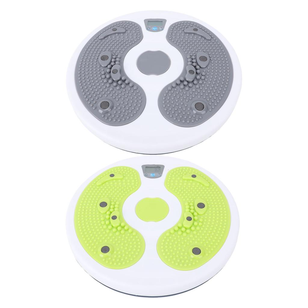 Abs Twist Board with Digital Counter PP Foot Massage Core Exercise Waist Twisting Disc for Home Gym